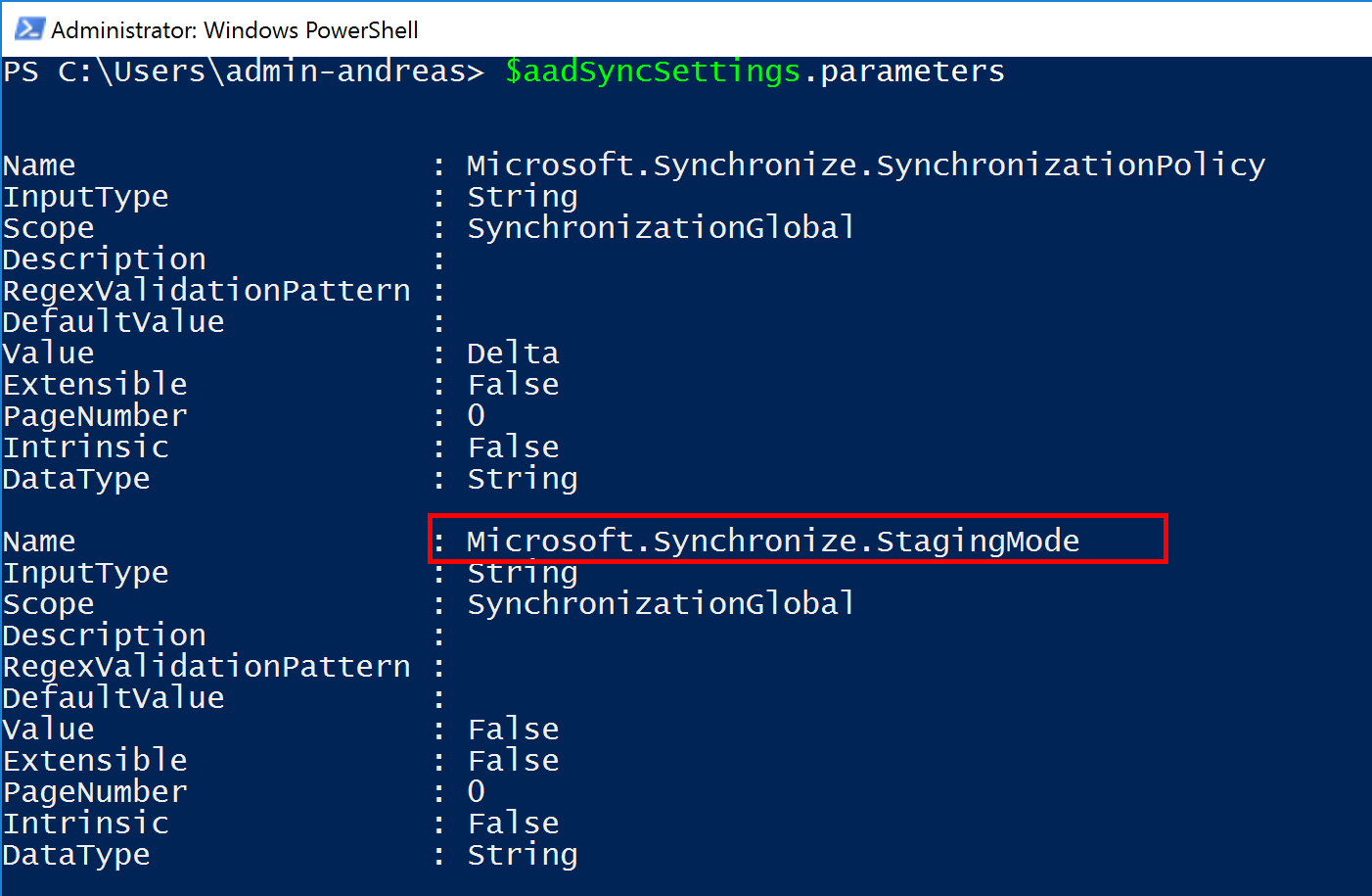 Screenshot of PowerShell Code Execution - Found the Staging mode
